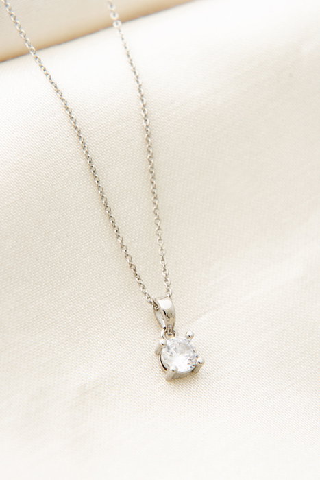 Heliophilia Silver Collar CK9324 Plateado